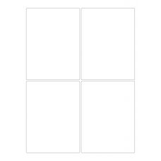 30017 - Label Size 150mm x 200mm - 4 label(s) per sheet 