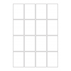 30022 - Label Size 68mm x 97mm - 16 label(s) per sheet 