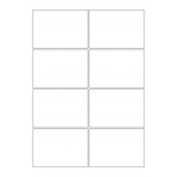 30028 - Label Size 140mm x 97mm - 8 label(s) per sheet