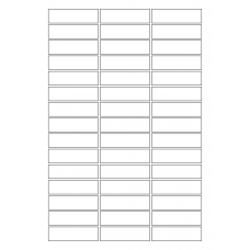 30044 - Label Size 90mm x 25mm - 45 label(s) per sheet 