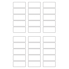 30047 - Label Size 75mm x 34mm - 30 label(s) per sheet 