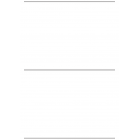 30067 - Label Size 275mm x 102mm - 4 label(s) per sheet