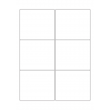 30071 - Label Size 143mm x 124mm - 6 label(s) per sheet 