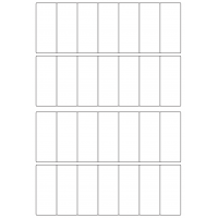 30072 - Label Size 37mm x 96mm - 28 label(s) per sheet
