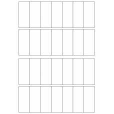 30072 - Label Size 37mm x 96mm - 28 label(s) per sheet 
