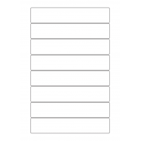 30089 - Label Size 235mm x 45mm - 8 label(s) per sheet