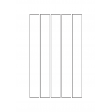 30096 - Label Size 35mm x 312mm - 5 label(s) per sheet 
