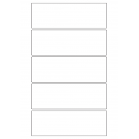 30100 - Label Size 228mm x 76.5mm - 5 label(s) per sheet