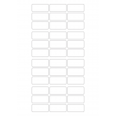 30126 - Label Size 64mm x 29mm - 36 label(s) per sheet 
