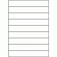 812 - Back Slit parallel to Short Edge - 8 slits, 50.1mm apart