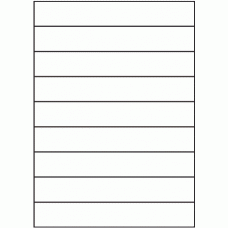 812 - Back Slit parallel to Short Edge - 8 slits, 50.1mm apart 