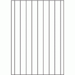 813 - Back Slit parallel to Long Edge - 9 slits, 35mm apart