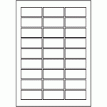 830 - SR-A3 Label Size 90mm x 40mm - 27 labels per sheet