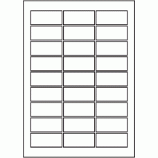 830 - SR-A3 Label Size 90mm x 40mm - 27 labels per sheet 