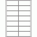 831 - A3 Label Size 135mm x 55mm - 14 labels per sheet