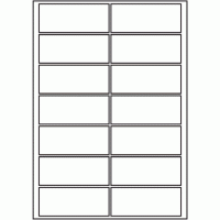 831 - A3 Label Size 135mm x 55mm - 14 labels per sheet