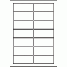 832 - SR-A3 Label Size 135mm x 55mm - 14 labels per sheet 