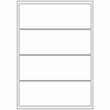 410 - Label Size 200mm x 69mm - 4 labels per sheet 