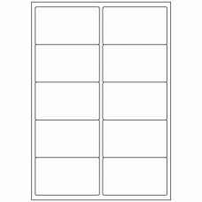 419 - Label Size 97mm x 56.5mm - 10 labels per sheet 