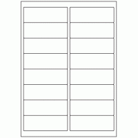 422 - Label Size 97mm x 34mm - 16 labels per sheet