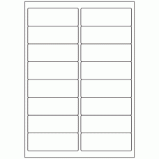 422 - Label Size 97mm x 34mm - 16 labels per sheet