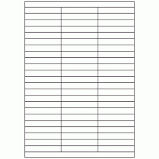 434 - Label Size 70mm x 12mm - 69 labels per sheet 