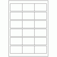 440 - Label Size 65mm x 40mm - 18 labels per sheet