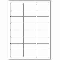 443 - Label Size 63.5mm x 34mm - 24 labels per sheet