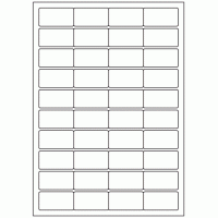 449 - Label Size 48.5mm x 25.4mm - 40 labels per sheet