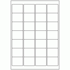 452 - Label Size 48mm x 38mm - 28 labels per sheet 