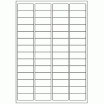 453 - Label Size 48mm x 20mm - 56 labels per sheet