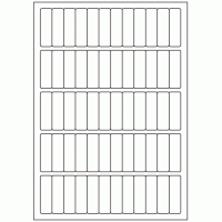 463 - Label Size 16mm x 52mm - 60 labels per sheet