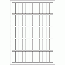 463 - Label Size 16mm x 52mm - 60 labels per sheet 