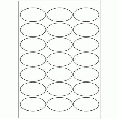 477 Label Size 65mm X 35mm 21 Labels Per Sheet