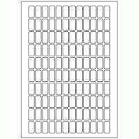 516 - Label Size 12mm x 25mm - 120 labels per sheet