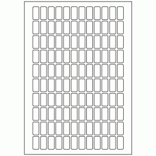 516 - Label Size 12mm x 25mm - 120 labels per sheet