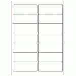 526 - Label Size 99.1mm x 38.1mm - 14 labels per sheet