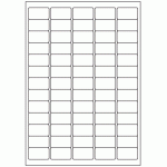 529 - Label Size 38.1mm x 21.2mm - 65 labels per sheet