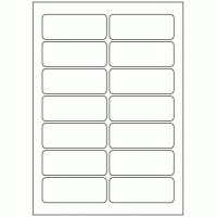 542 - Label Size 90mm x 35mm - 14 labels per sheet