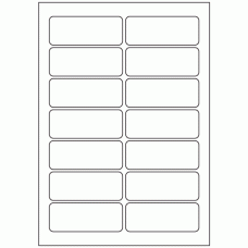 542 - Label Size 90mm x 35mm - 14 labels per sheet 