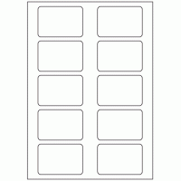 543 - Label Size 75mm x 51mm - 10 labels per sheet