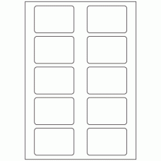 543 - Label Size 75mm x 51mm - 10 labels per sheet