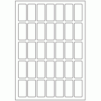 549 - Label Size 24mm x 51mm - 35 labels per sheet