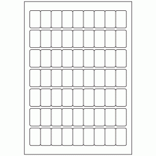 551 - Label Size 21mm x 34mm - 63 labels per sheet