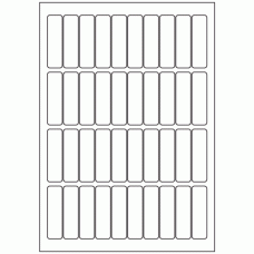 552 - Label Size 18mm x 63mm - 40 labels per sheet