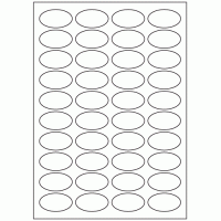 554 - Label Size 45mm x 25mm - 40 labels per sheet