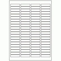 558 - Label Size 46mm x 11.1mm - 84 labels per sheet