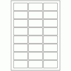 573 - Label Size 60mm x 32mm - 24 labels per sheet