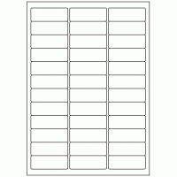 579 - Label Size 63.5mm x 23mm - 36 labels per sheet