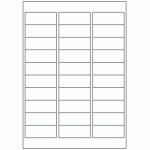 582 - Label Size 64mm x 25.4mm - 30 labels per sheet